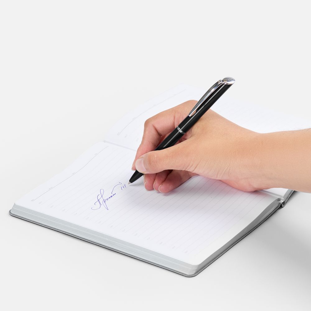 Ручка шариковая Ringa, черная — изображение 5