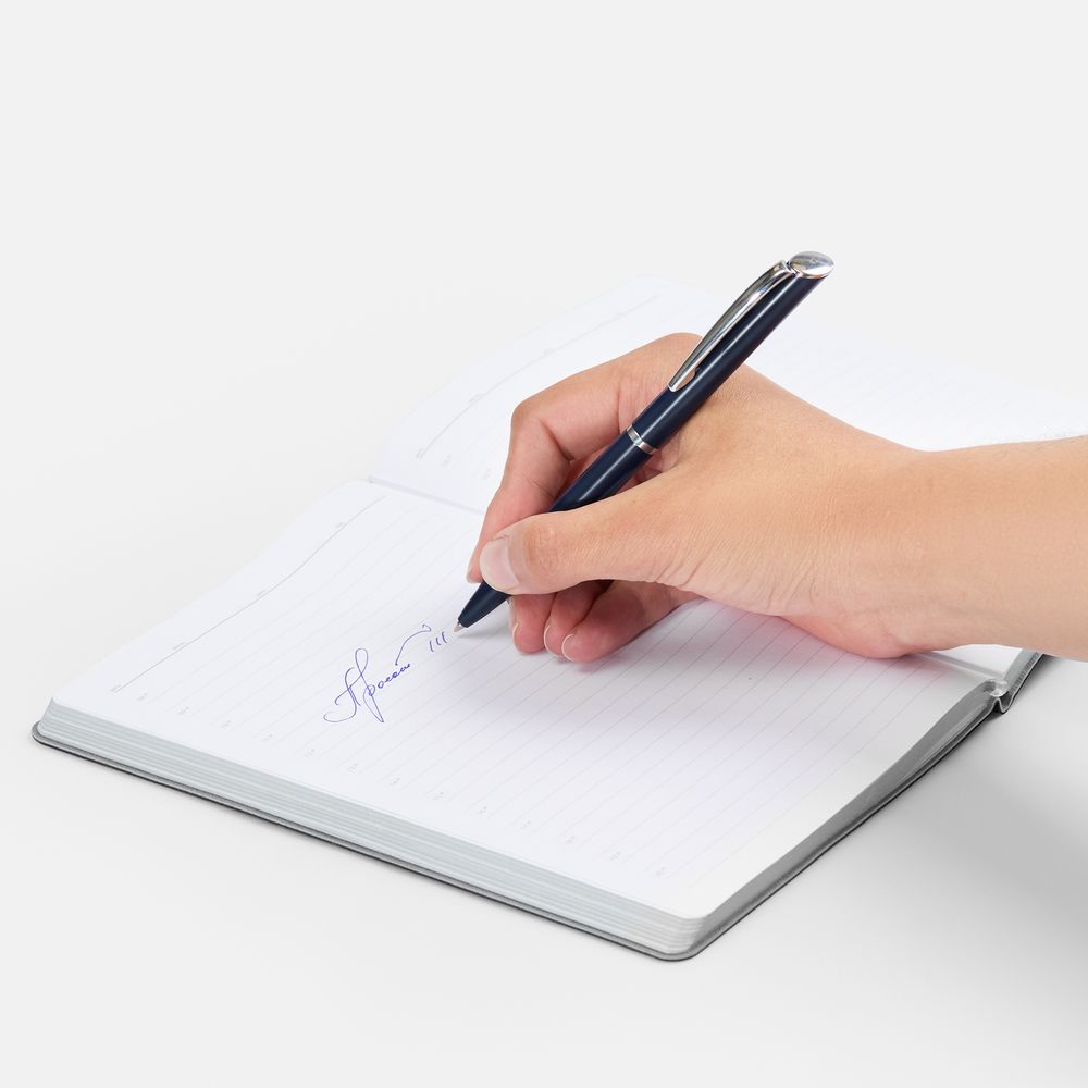 Ручка шариковая Ringa, темно-синяя — изображение 5