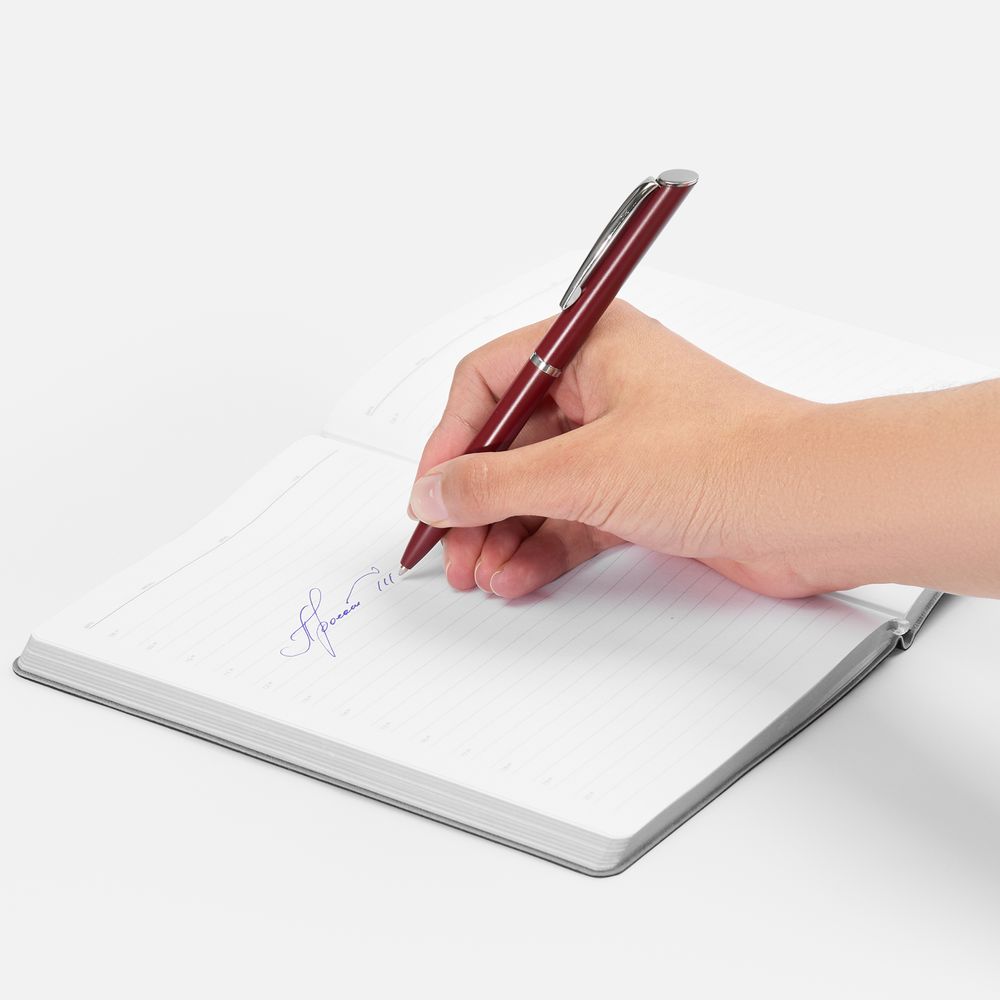 Ручка шариковая Ringa, красная — изображение 5