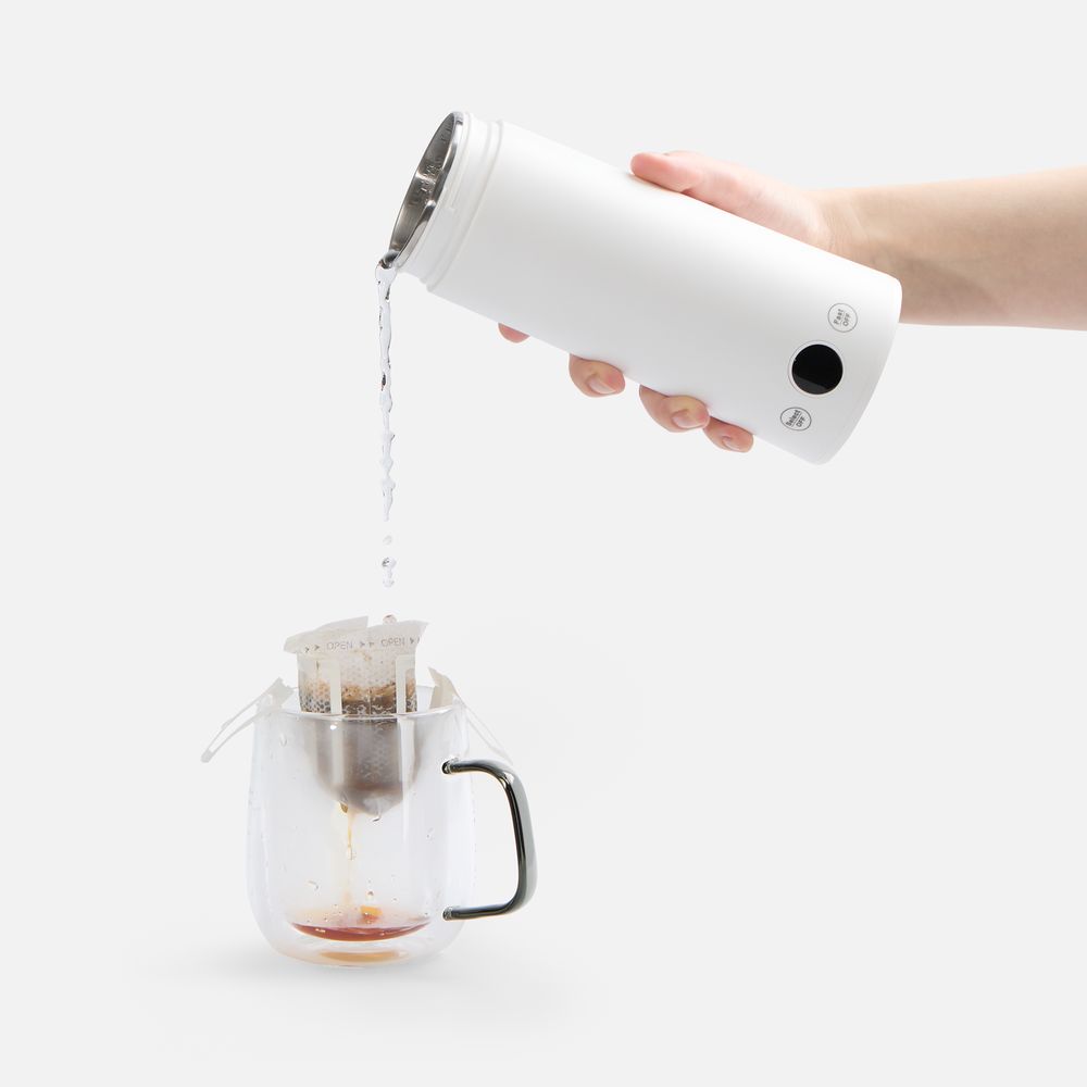 Смарт-бутылка с подогревом жидкости Hotspot, белая — изображение 7