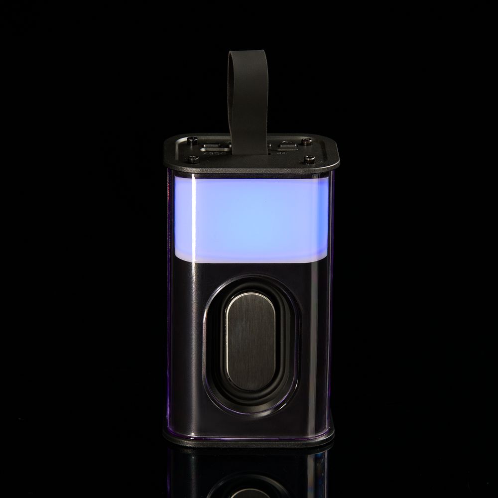 Bluetooth-колонка с подсветкой Groove, серая — изображение 11