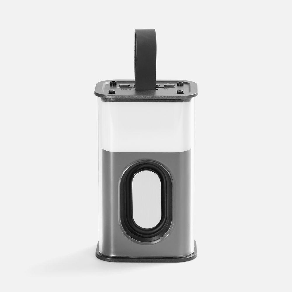 Bluetooth-колонка с подсветкой Groove, серая — изображение 4