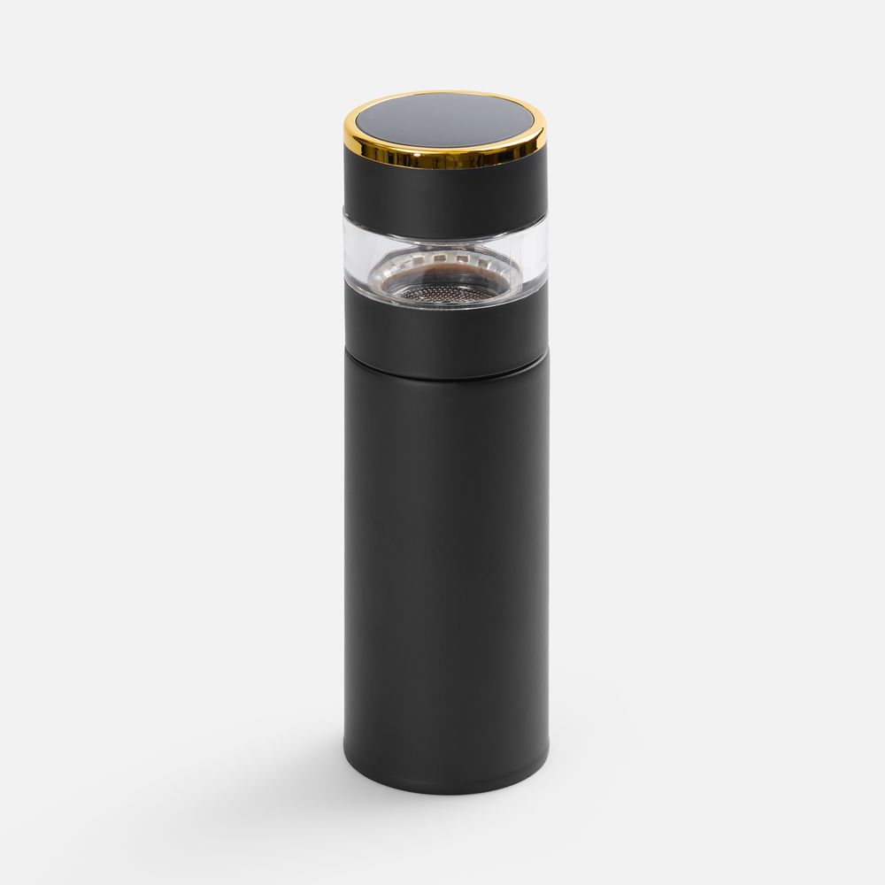 Смарт-бутылка с инфьюзером Thermory, черная — изображение 3
