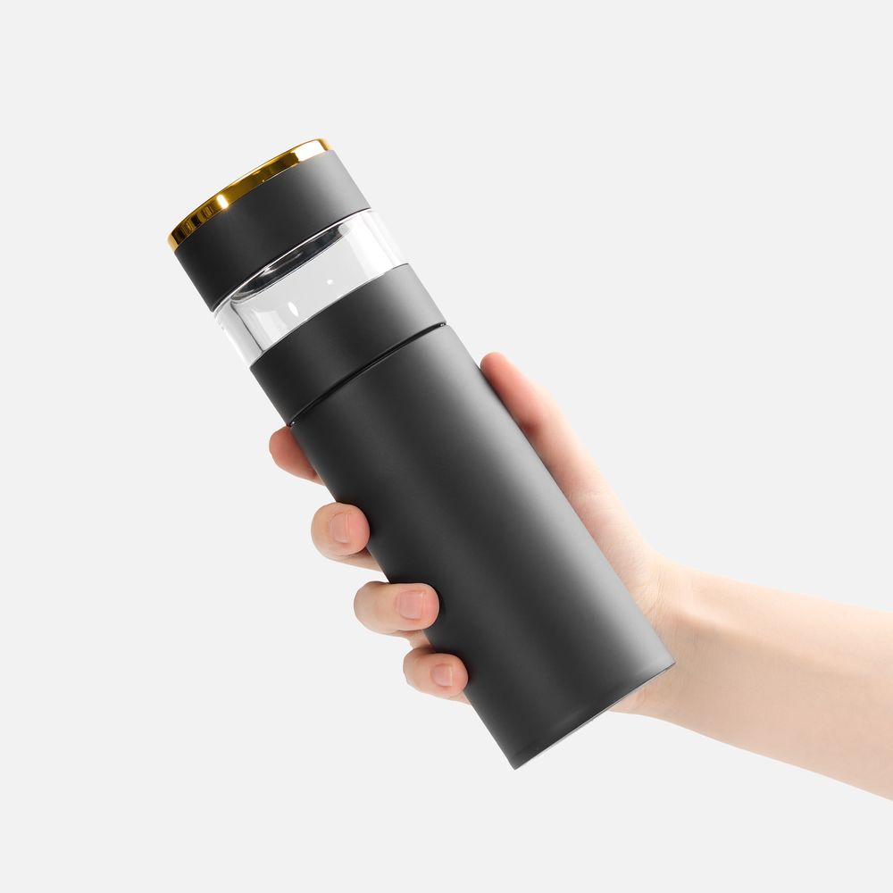 Смарт-бутылка с инфьюзером Thermory, черная — изображение 6