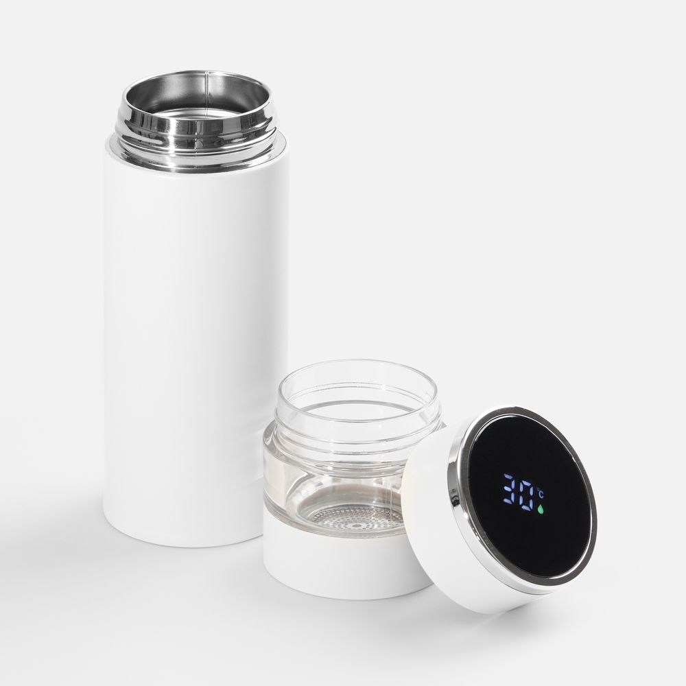 Смарт-бутылка с инфьюзером Thermory, белая — изображение 4