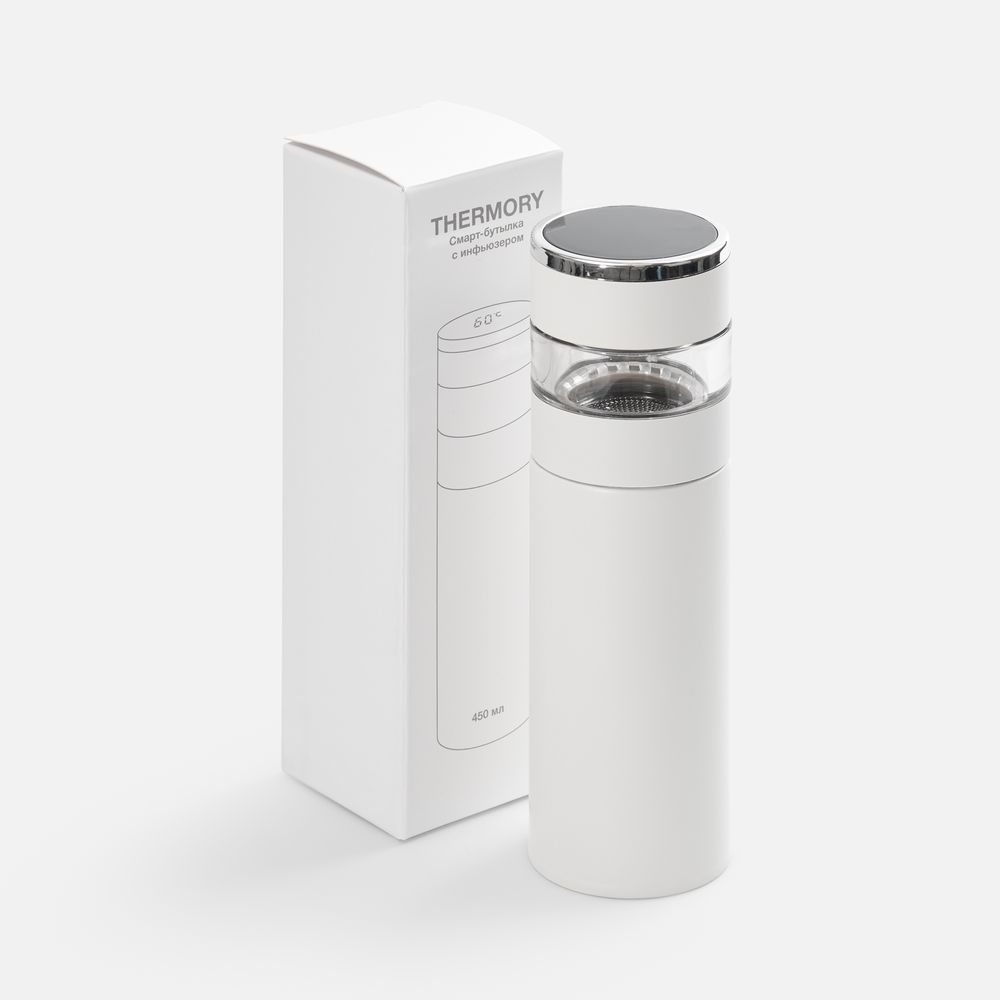 Смарт-бутылка с инфьюзером Thermory, белая — изображение 7