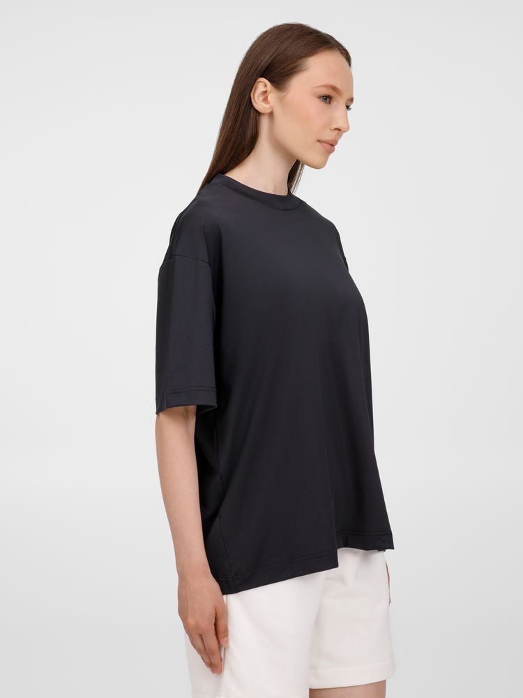 Футболка из бифлекса Morfiss, черная — изображение 10