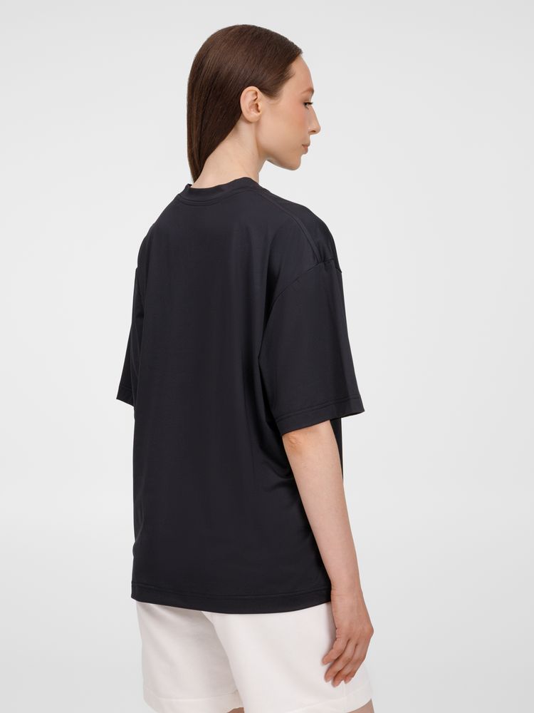 Футболка из бифлекса Morfiss, черная — изображение 11