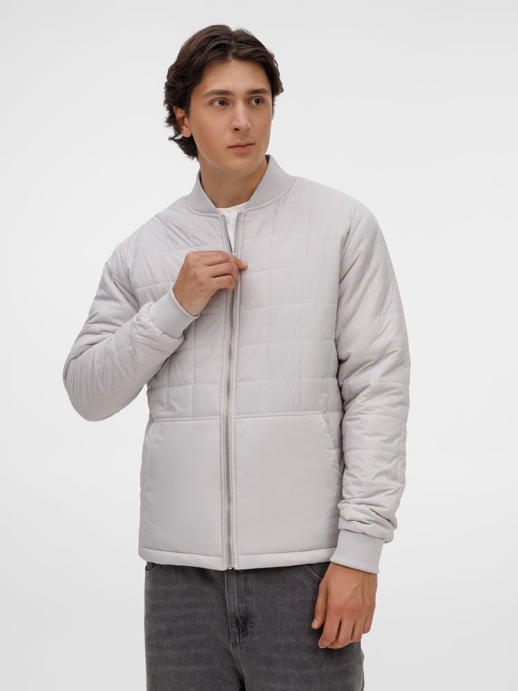 Куртка унисекс Warmbridge, светло-серая — изображение 9