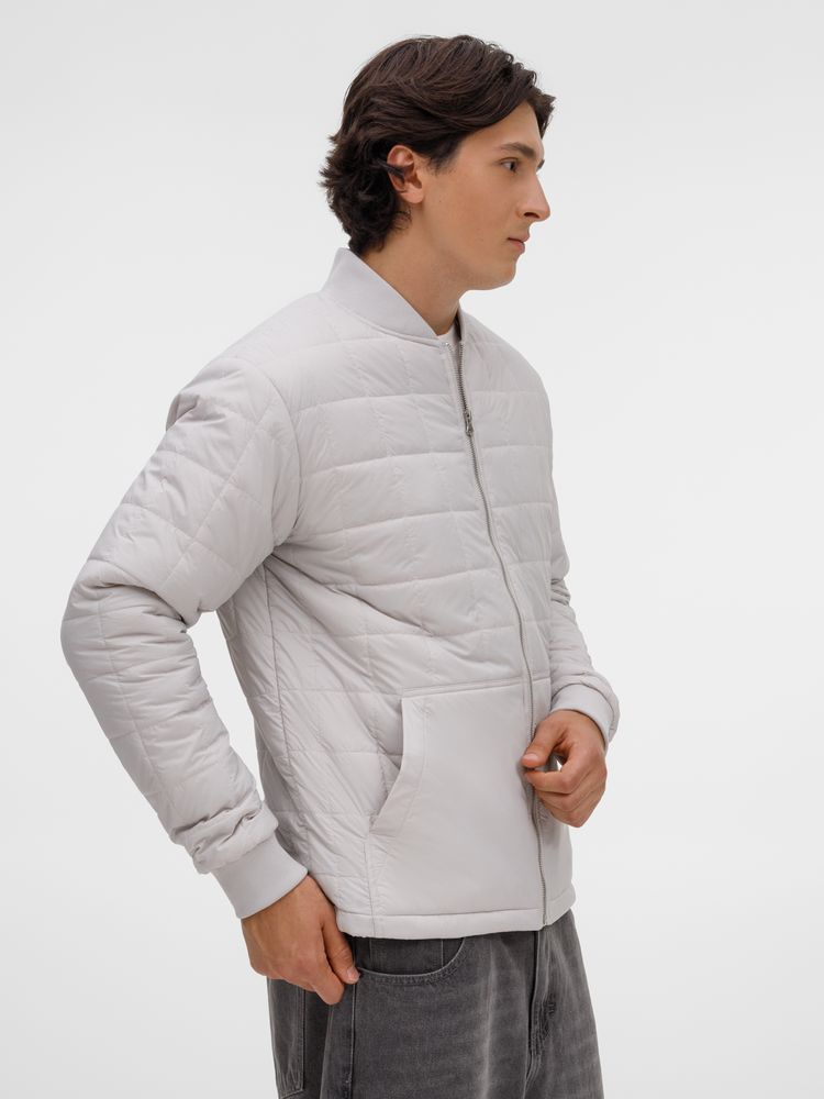 Куртка унисекс Warmbridge, светло-серая — изображение 10