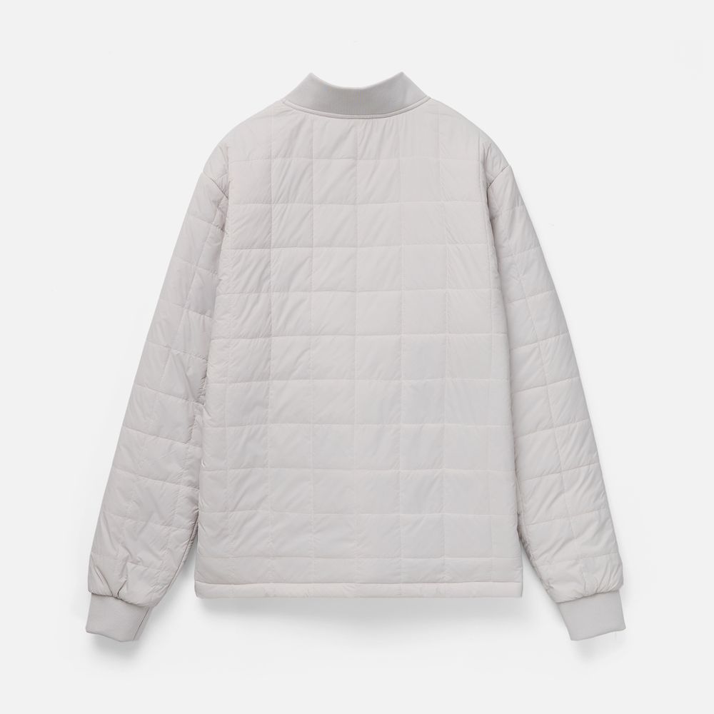 Куртка унисекс Warmbridge, светло-серая — изображение 3