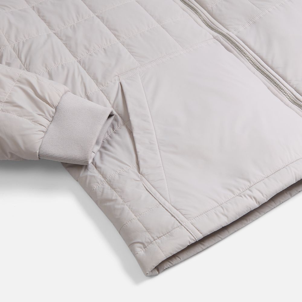 Куртка унисекс Warmbridge, светло-серая — изображение 5