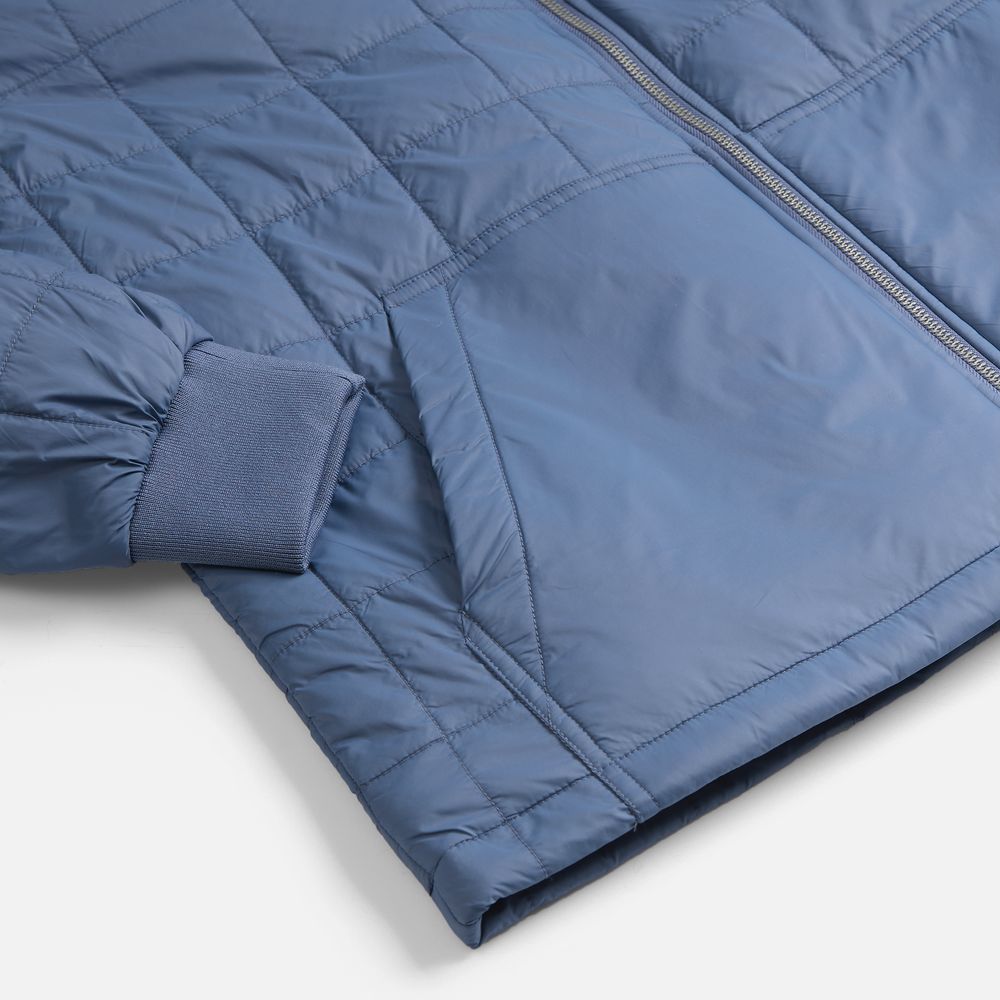 Куртка унисекс Warmbridge, синяя (джинс) — изображение 5