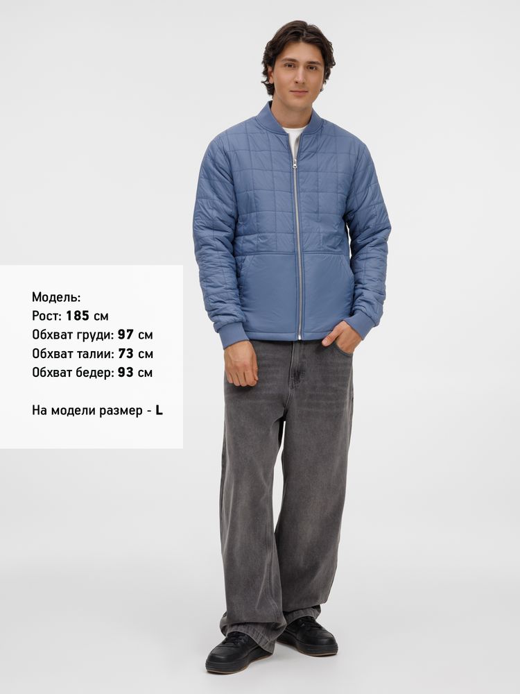 Куртка унисекс Warmbridge, синяя (джинс) — изображение 8