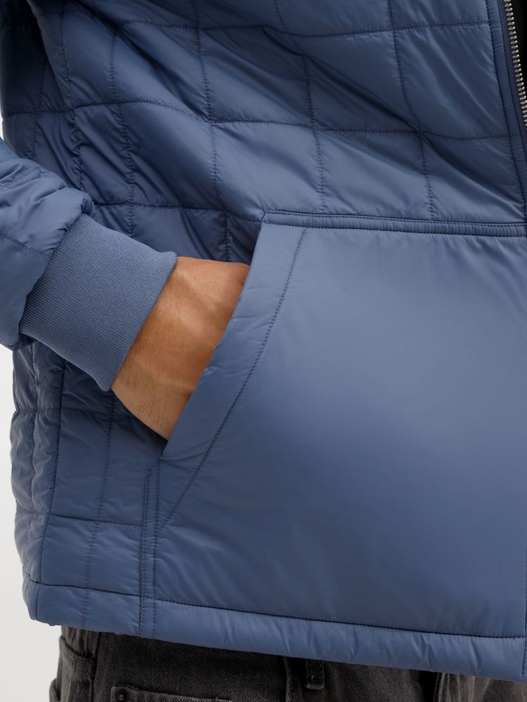 Куртка унисекс Warmbridge, синяя (джинс) — изображение 13