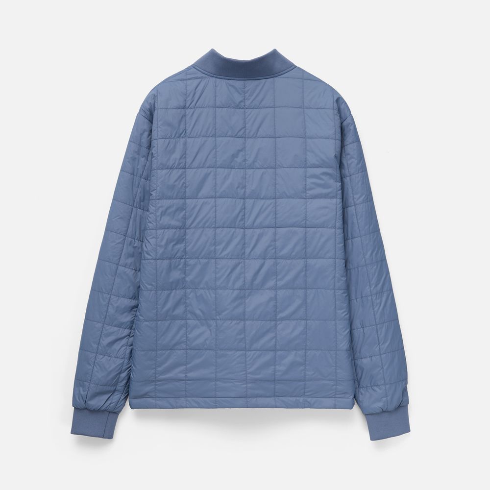 Куртка унисекс Warmbridge, синяя (джинс) — изображение 3