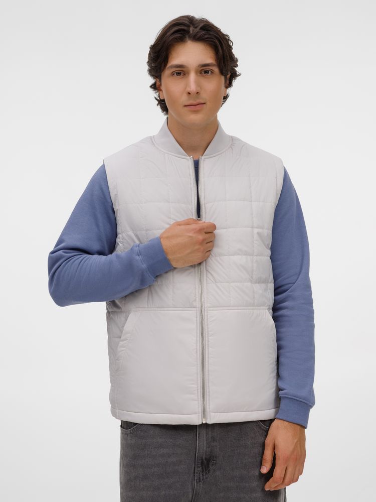 Жилет унисекс Warmbridge, светло-серый — изображение 7