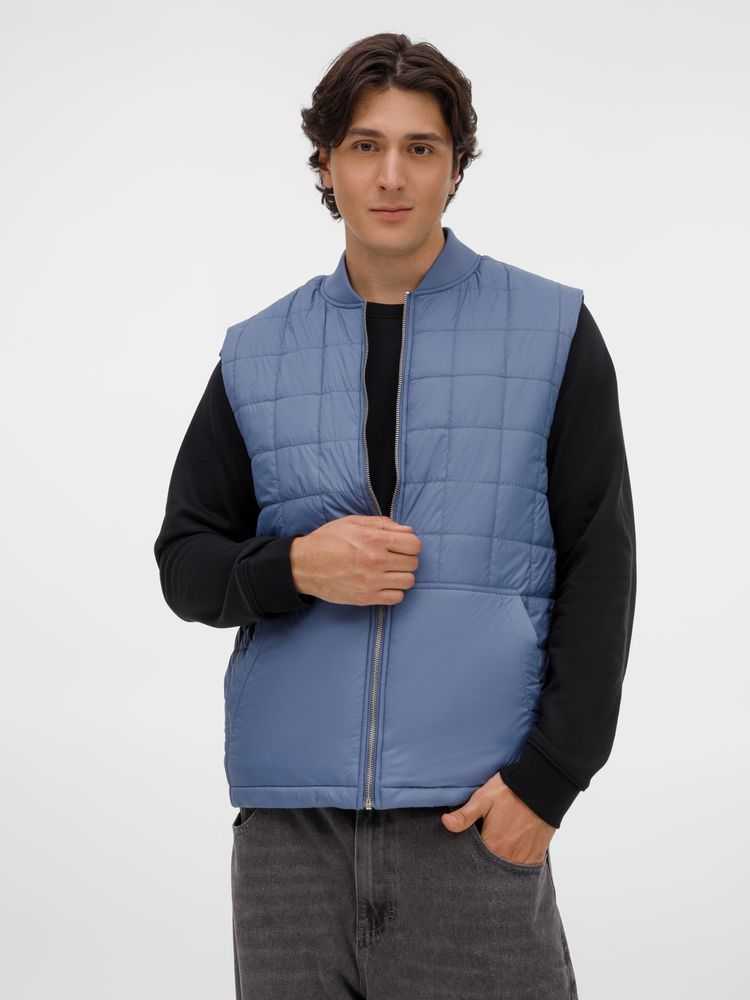 Жилет унисекс Warmbridge, синий (джинс) — изображение 7