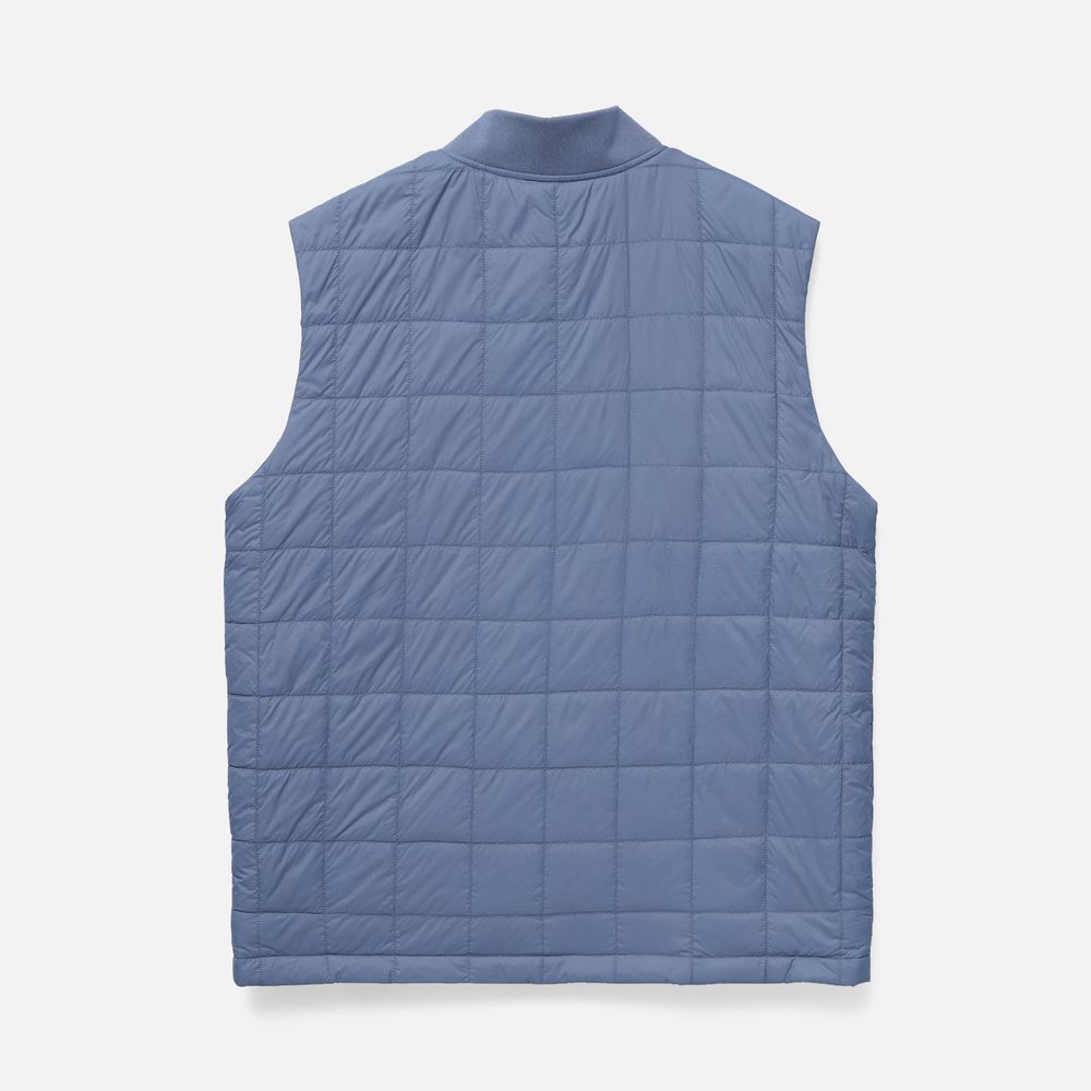 Жилет унисекс Warmbridge, синий (джинс) — изображение 3