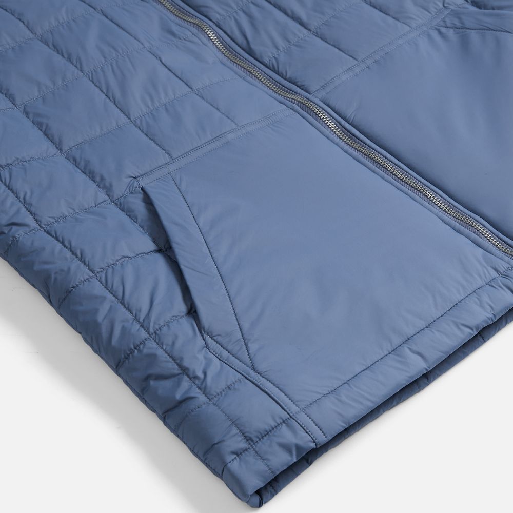 Жилет унисекс Warmbridge, синий (джинс) — изображение 5