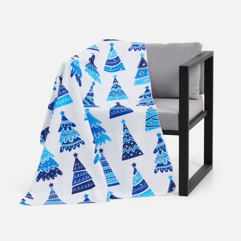 Флисовый плед Imaginario, синий — изображение 5