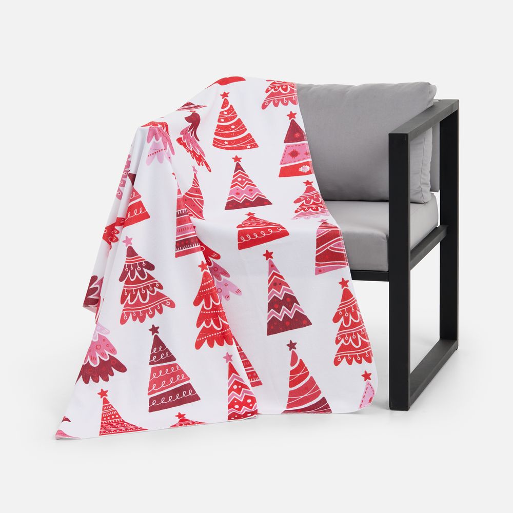 Флисовый плед Imaginario, красный — изображение 5