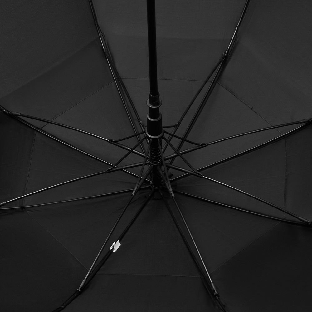 Зонт-трость Dome Double, черный — изображение 4