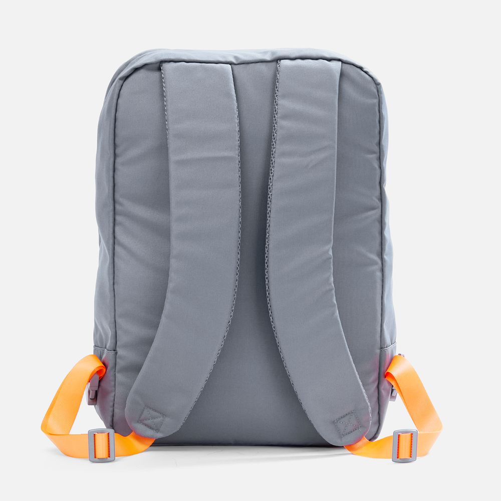Рюкзак B2, серый с оранжевыми стропами — изображение 4