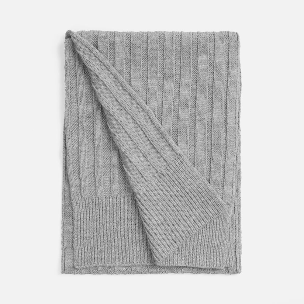 Шарф Bellish, светло-серый меланж — изображение 4