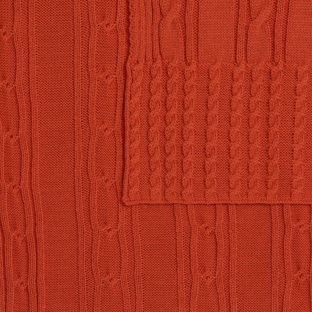 Плед Remitti, оранжевый (морковь) — изображение 4