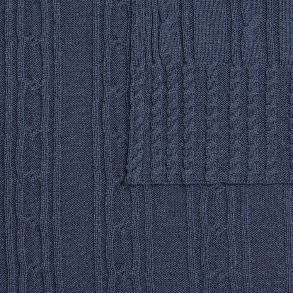 Плед Remitti, серо-синий (сланец) — изображение 4