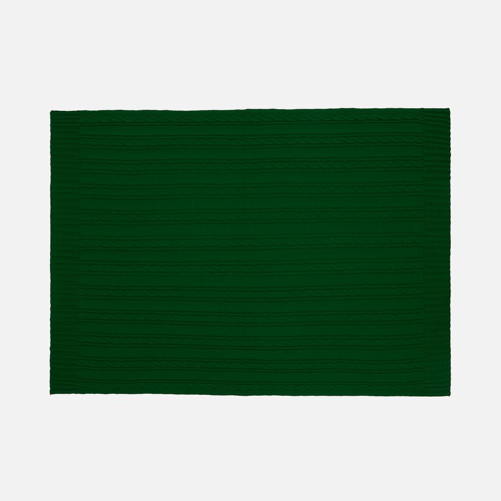 Плед Remitti, глубокий зеленый — изображение 5