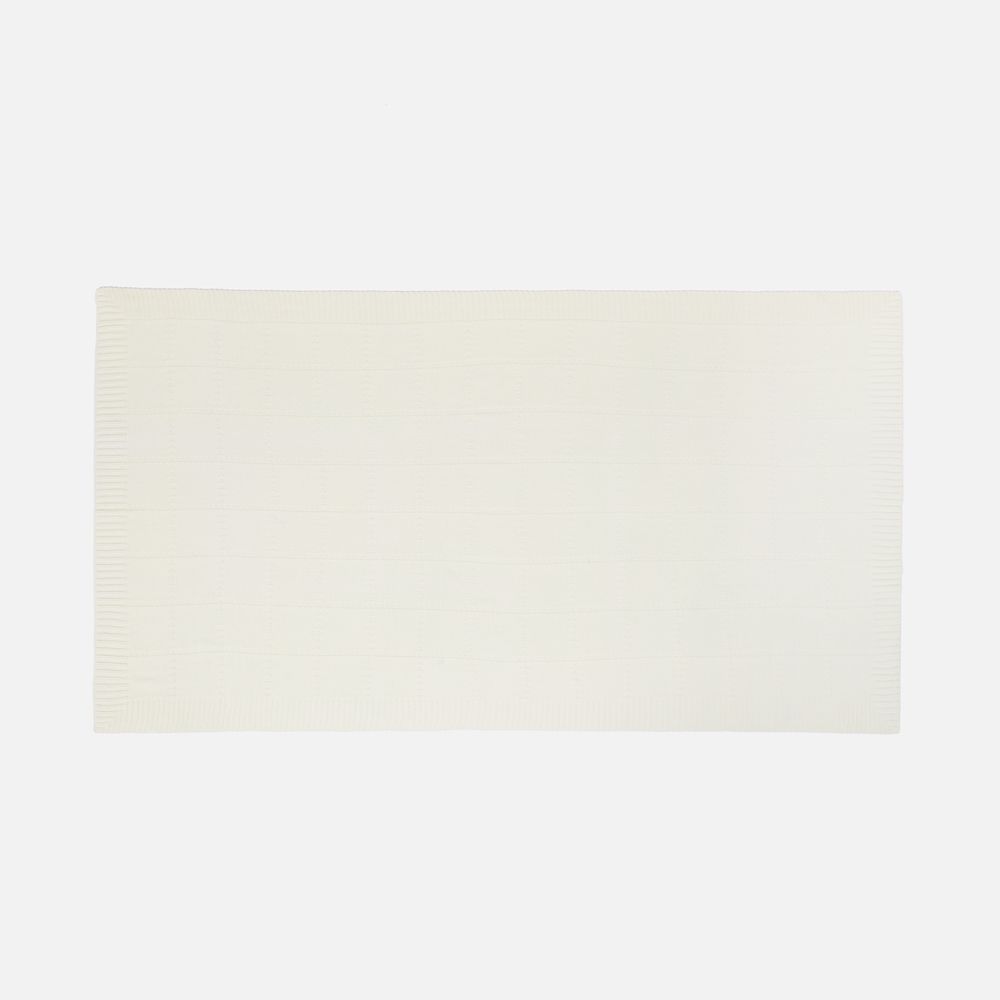 Плед Quadrisma, белый (молочный) — изображение 6