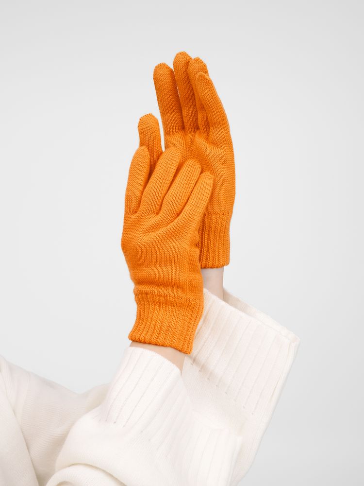 Перчатки Nobilis Mono, оранжевые (абрикос) — изображение 4