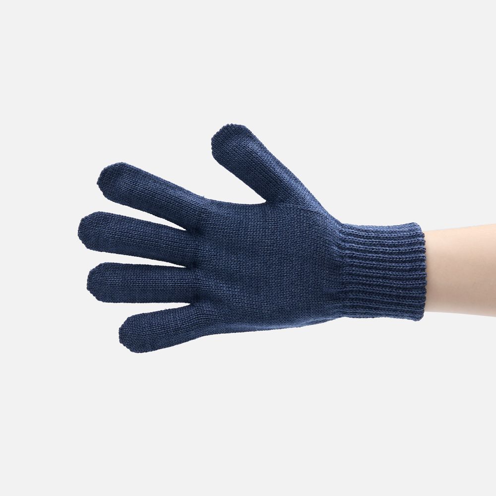 Перчатки Nobilis Mono, синий меланж (кобальт) — изображение 3