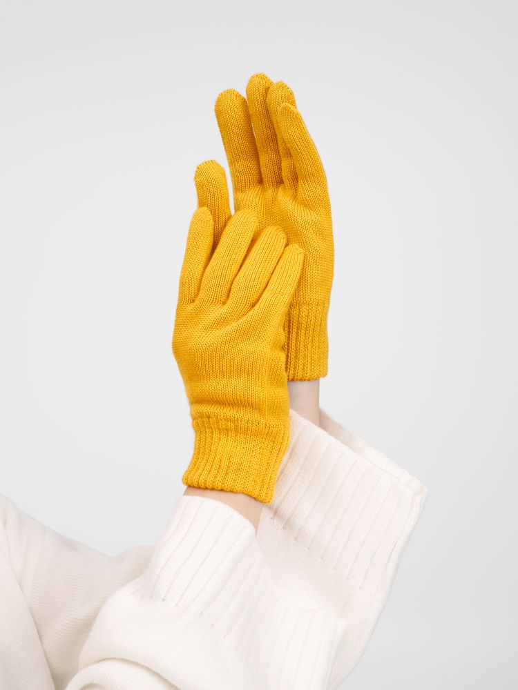 Перчатки Nobilis Mono, желтые (медовые) — изображение 4