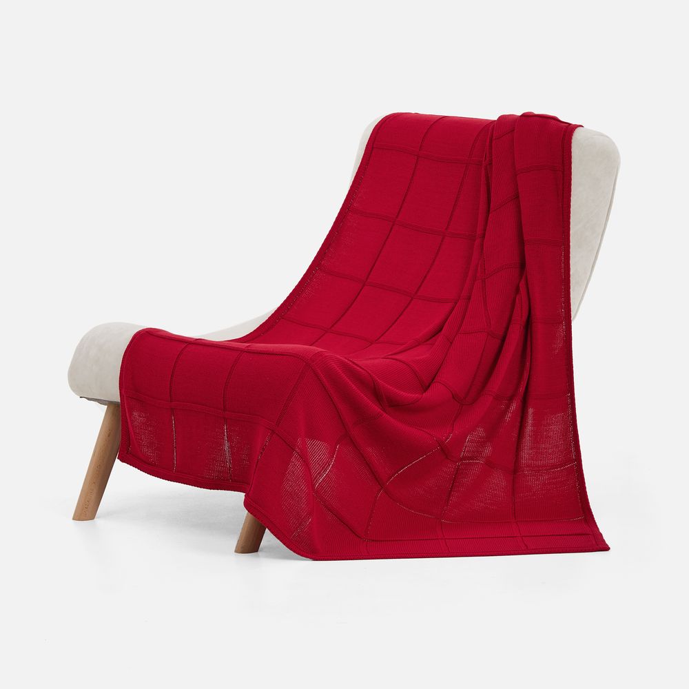 Плед Chainfield, красный — изображение 3