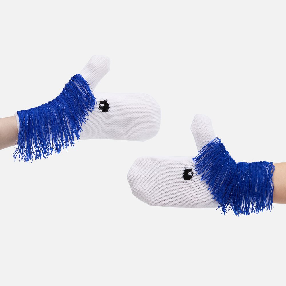 Варежки «Игогошки», с синей гривой — изображение 5