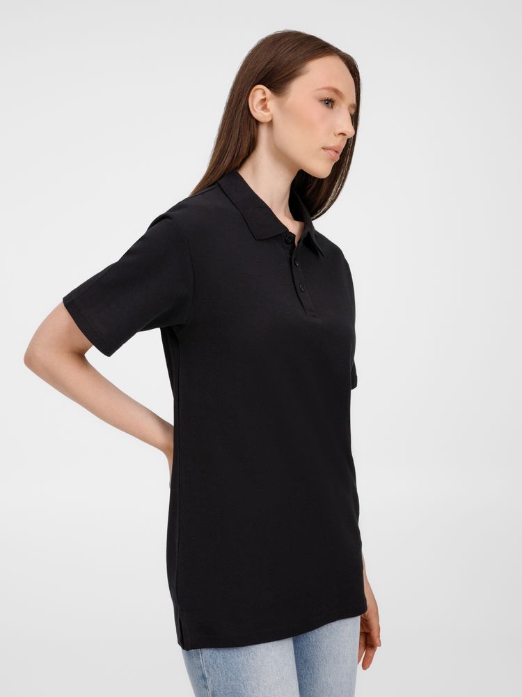 Рубашка поло унисекс Tervise, черная — изображение 12