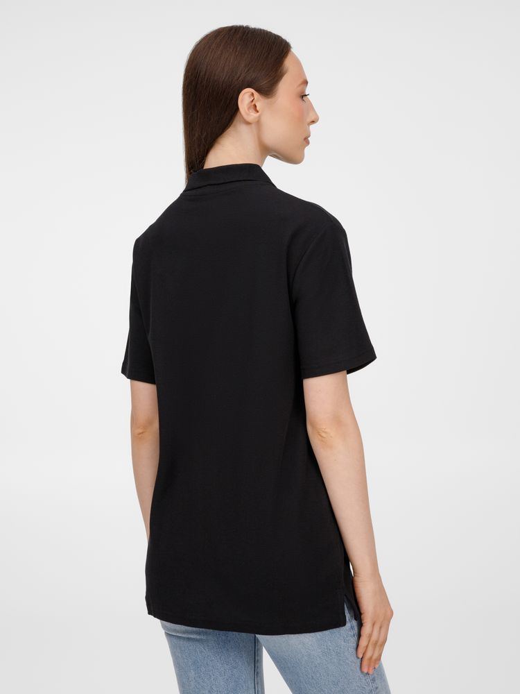 Рубашка поло унисекс Tervise, черная — изображение 13