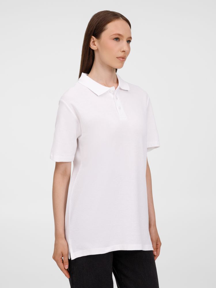 Рубашка поло унисекс Tervise, белая — изображение 12