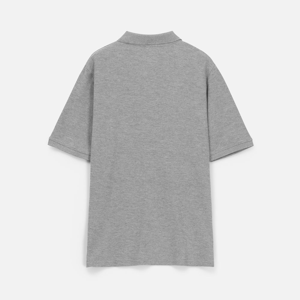 Рубашка поло унисекс Upswing, серый меланж — изображение 4