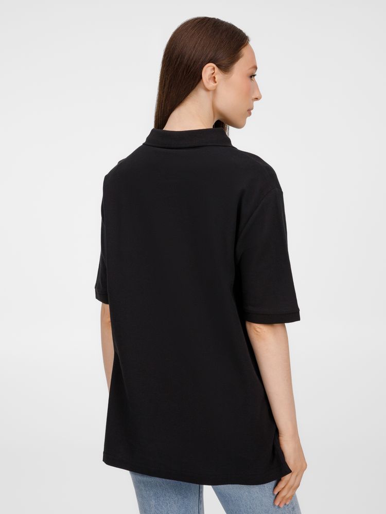 Рубашка поло унисекс Upswing, черная — изображение 14