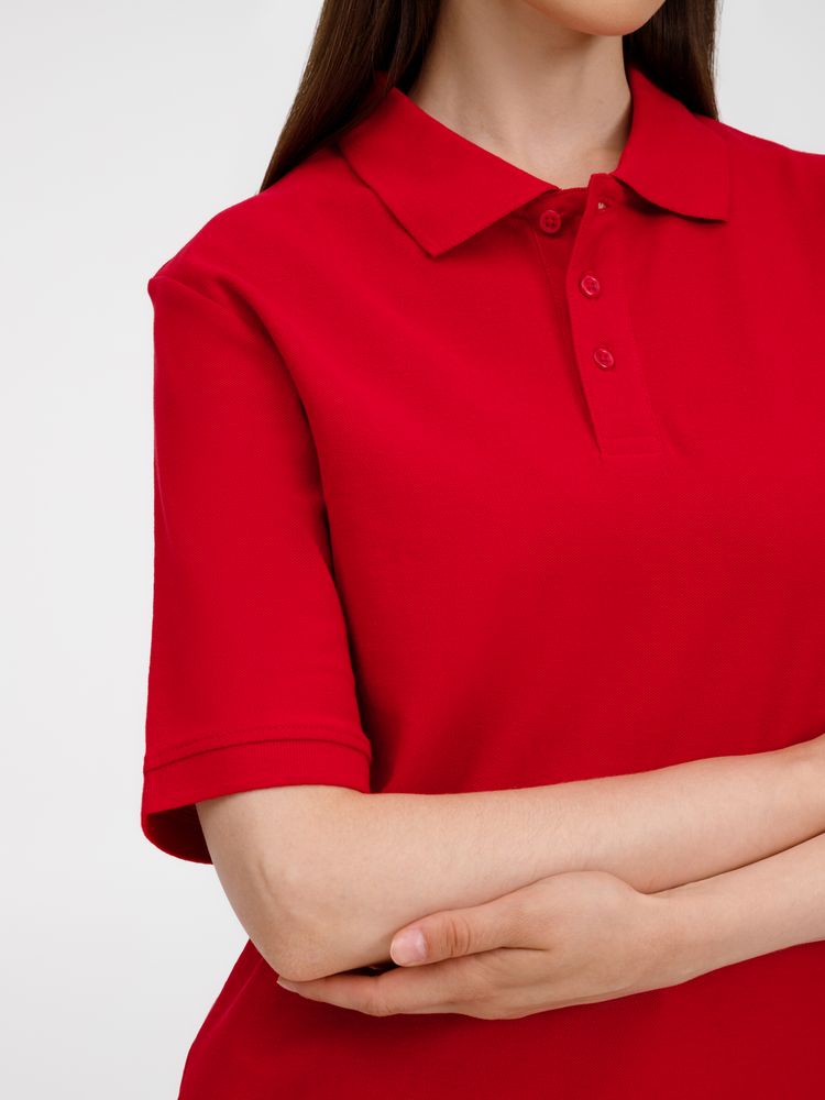 Рубашка поло унисекс Upswing, красная — изображение 13