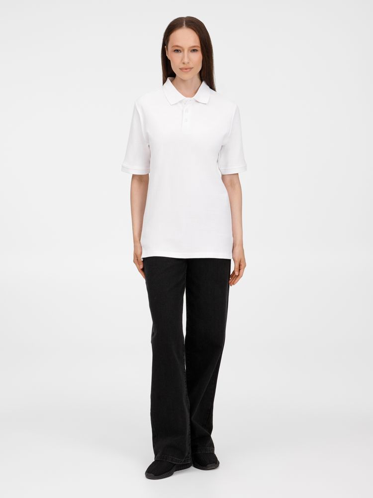 Рубашка поло унисекс Upswing, белая — изображение 15