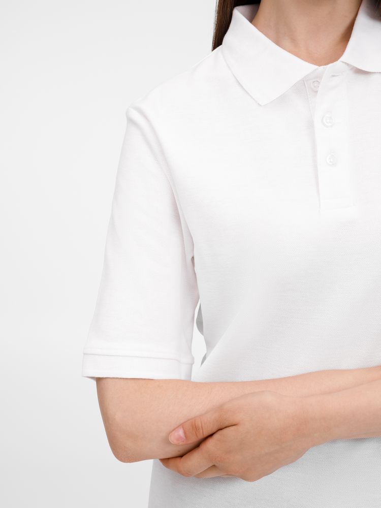 Рубашка поло унисекс Upswing, белая — изображение 13