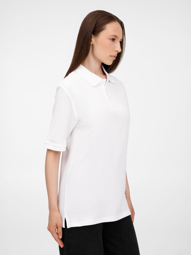 Рубашка поло унисекс Upswing, белая — изображение 12