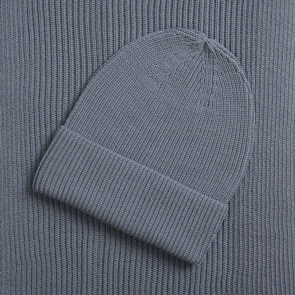 Шапка Nobilis Mono, серая (стальная) — изображение 4