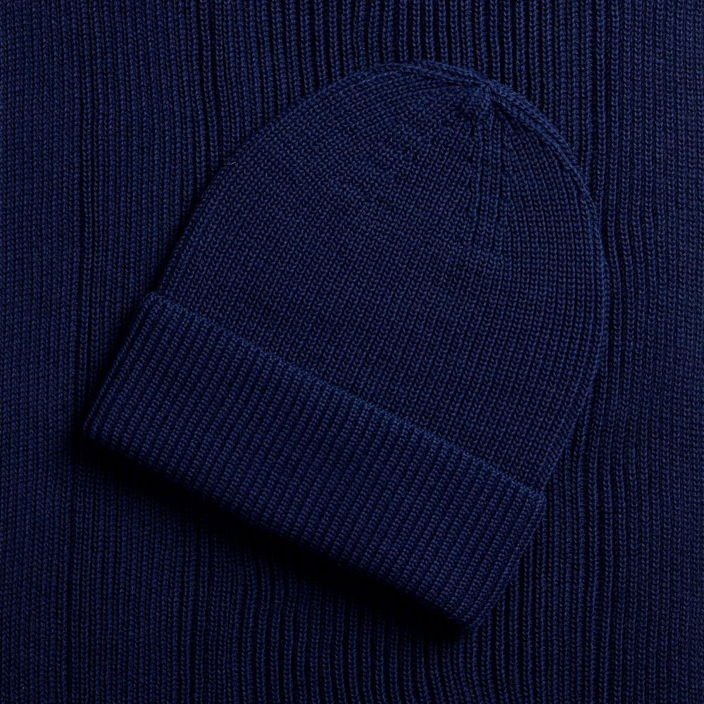 Шапка Nobilis Mono, темно-синяя — изображение 4