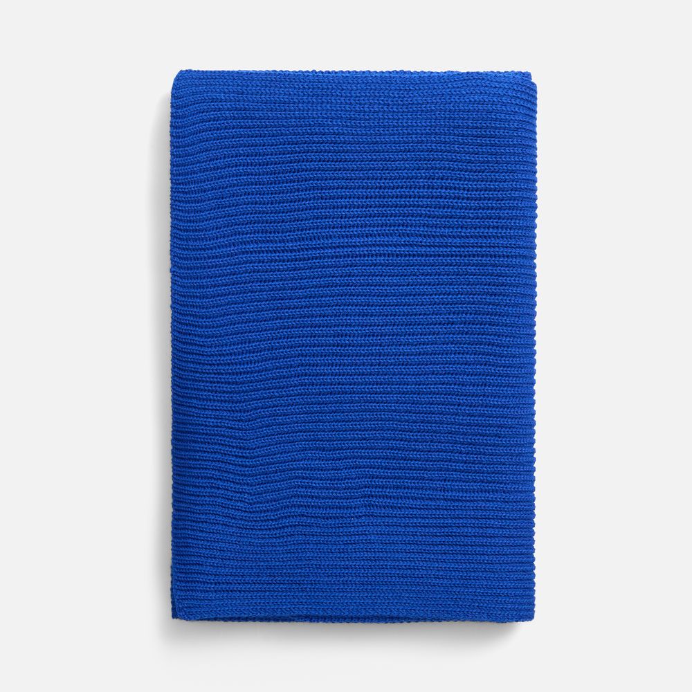 Шарф Nobilis Mono, ярко-синий — изображение 4